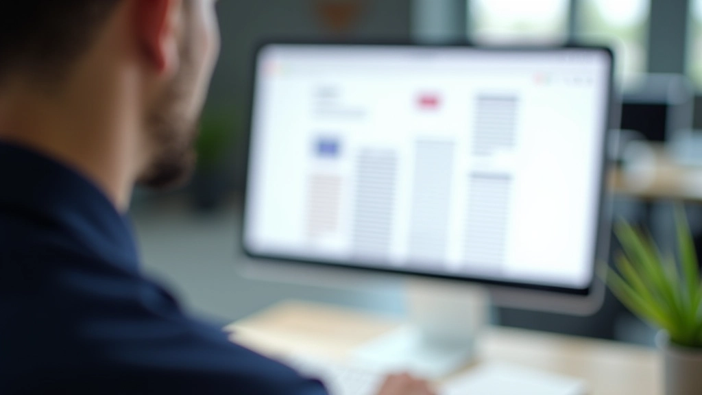 Detalhe próximo de sistema de grid de layout moderno com hierarquia tipográfica e princípios de espaço em branco