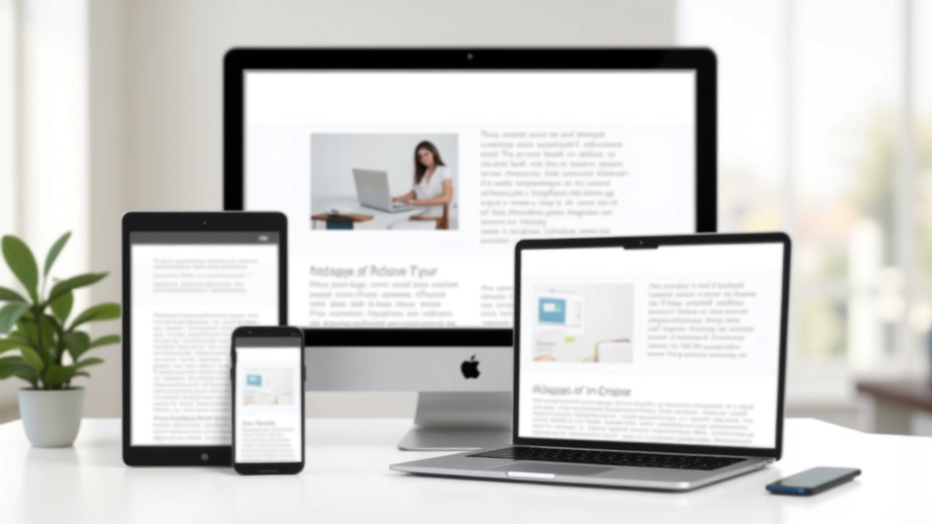 Demonstração visual de como um grid se adapta responsivamente de mobile para tablet e desktop com diferentes números de colunas